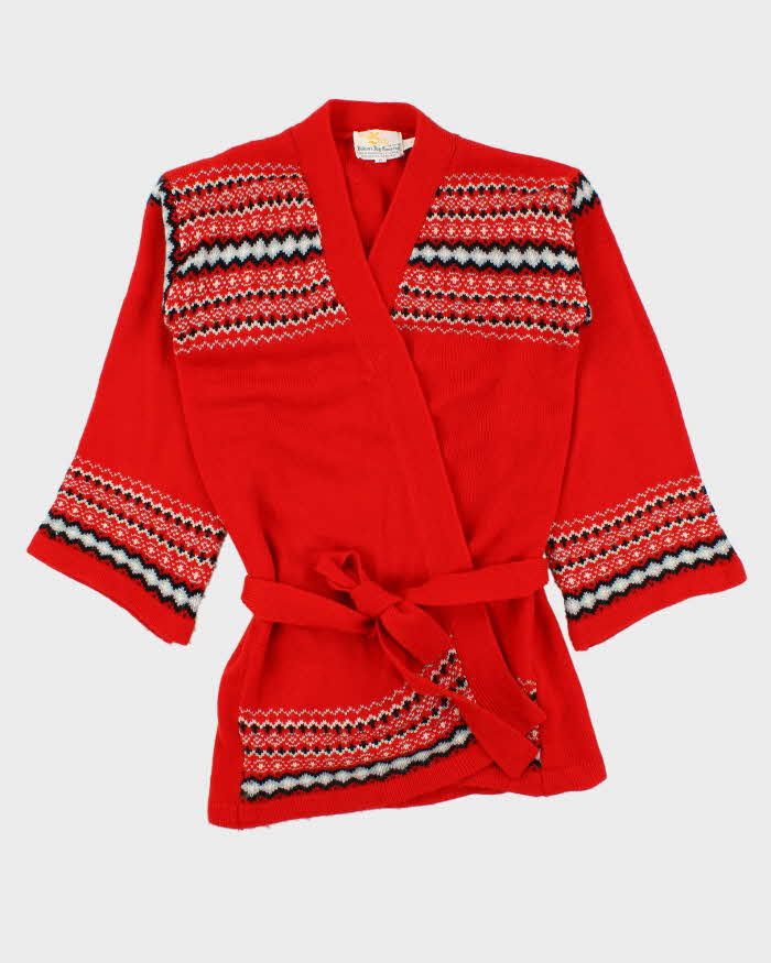 Vintage 70s Hudson's Bay Wool Cardigan - M