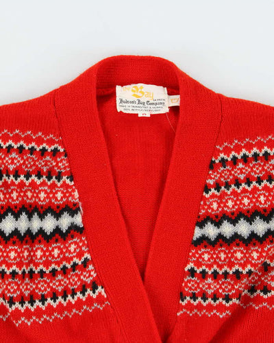 Vintage 70s Hudson's Bay Wool Cardigan - M