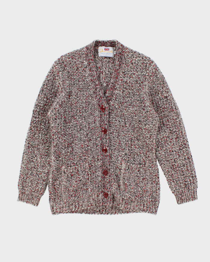 Vintage Demoiselle Chunky Wool Cardigan - M