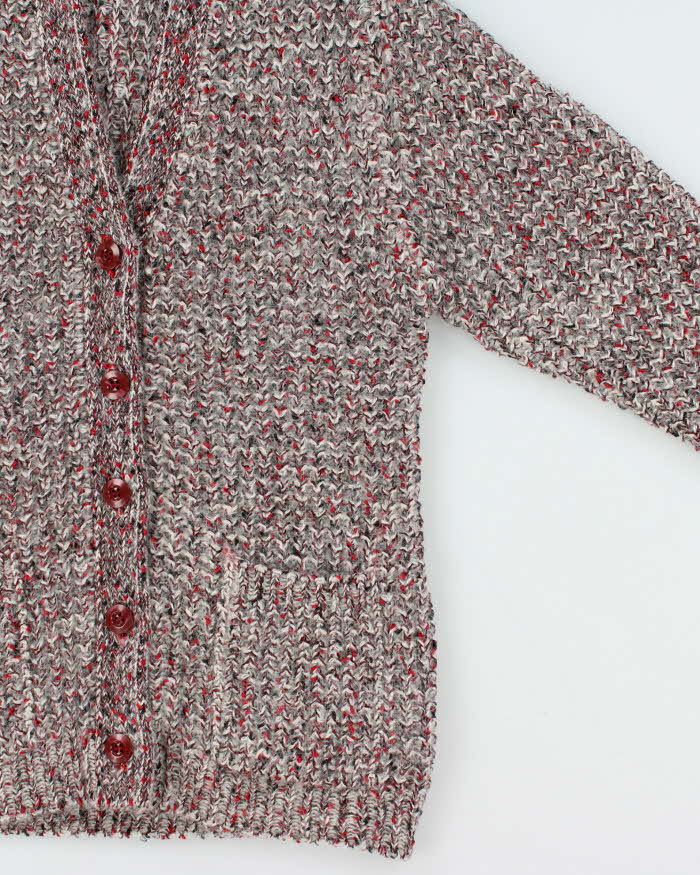 Vintage Demoiselle Chunky Wool Cardigan - M