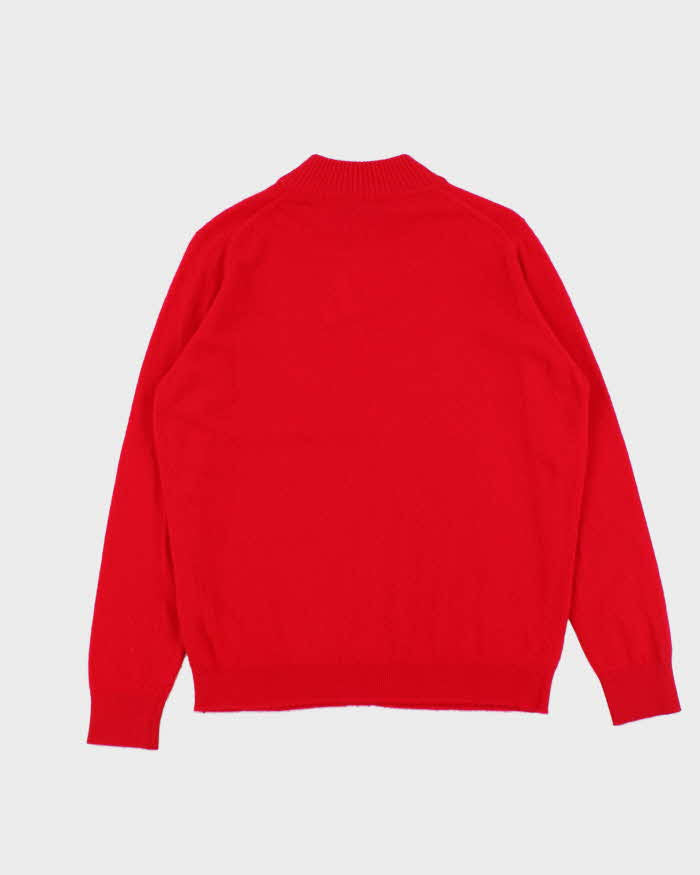 Vintage 70s Lyle & Scott Cashmere High Neck Jumper - M