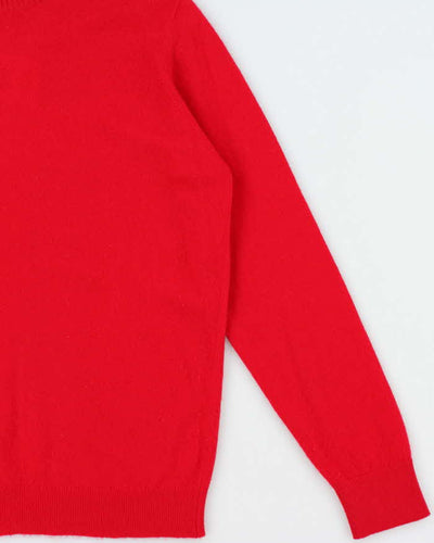 Vintage 70s Lyle & Scott Cashmere High Neck Jumper - M