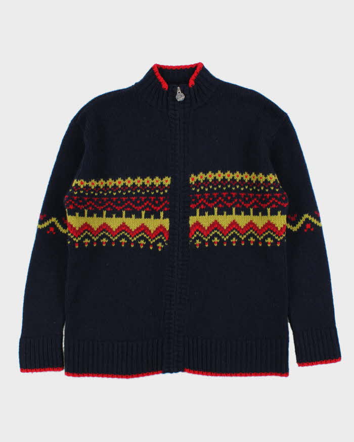 Vintage Lapagayo Wool Zip-Up Jumper - M