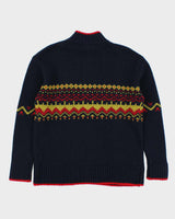 Vintage Lapagayo Wool Zip-Up Jumper - M