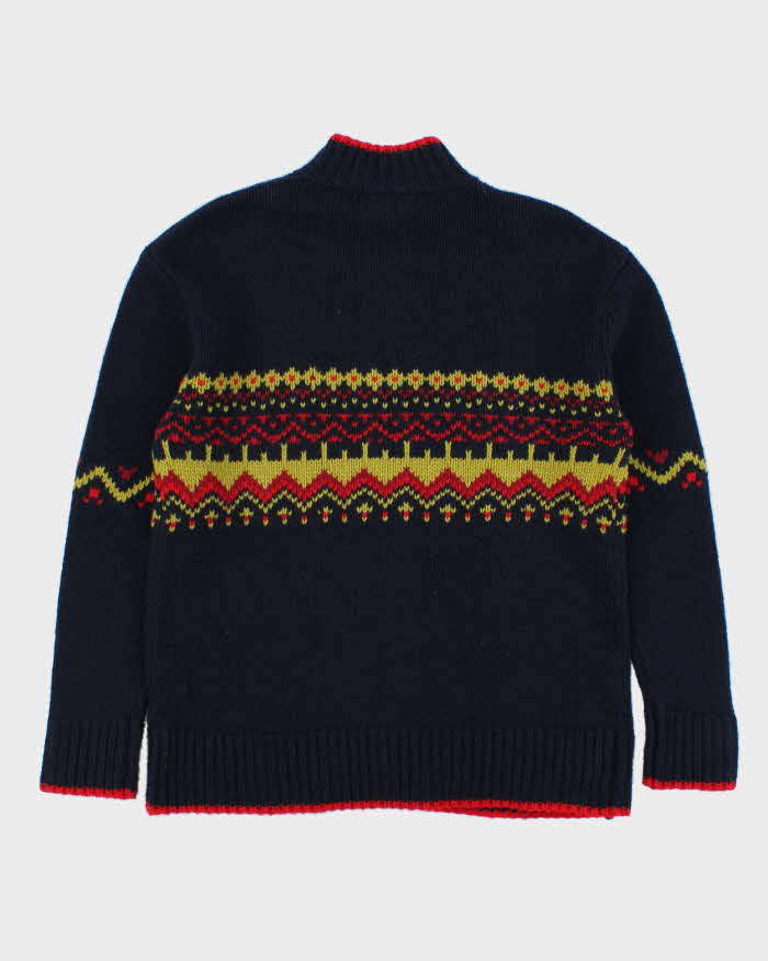 Vintage Lapagayo Wool Zip-Up Jumper - M