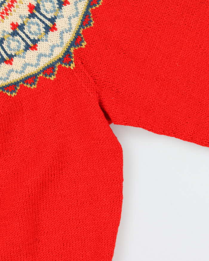 Vintage Husfliden Nordic Wool Cardigan -  M