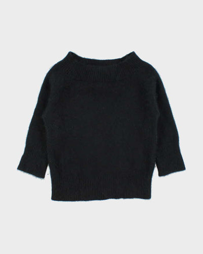 Vintage 00s Mercer & Madison Angora Boat Neck Jumper - L