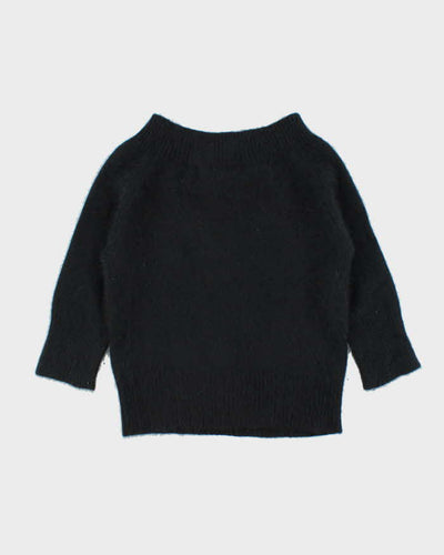 Vintage 00s Mercer & Madison Angora Boat Neck Jumper - L