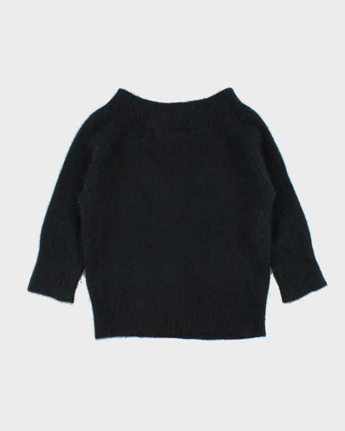 Vintage 00s Mercer & Madison Angora Boat Neck Jumper - L