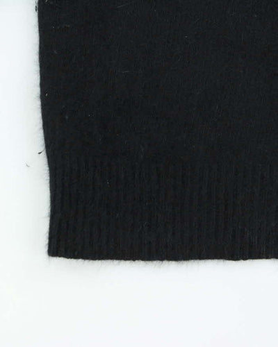 Vintage 00s Mercer & Madison Angora Boat Neck Jumper - L