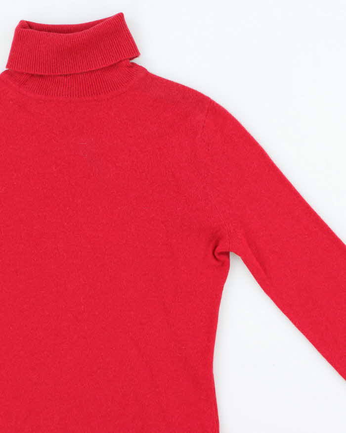 Vintage 00s Women's Apt.9 Cashmere Roll Neck Knit Jumper - M