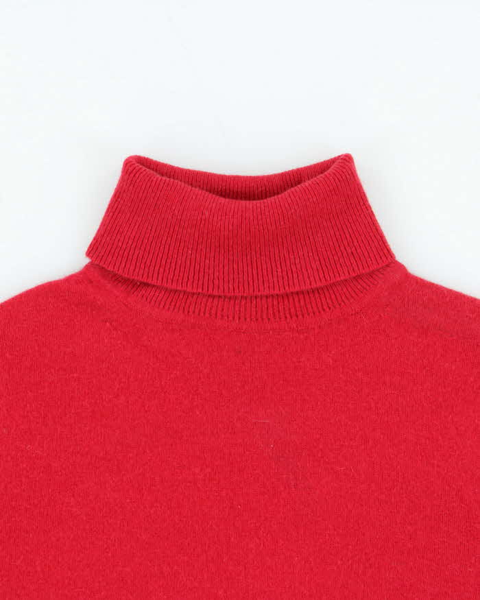 Vintage 00s Women's Apt.9 Cashmere Roll Neck Knit Jumper - M