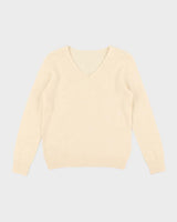 Vintage Wool &amp; Cashmere Blend V-neck Jumper - M