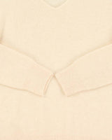 Vintage Wool &amp; Cashmere Blend V-neck Jumper - M