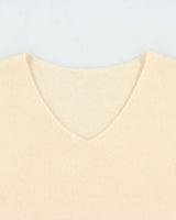 Vintage Wool &amp; Cashmere Blend V-neck Jumper - M