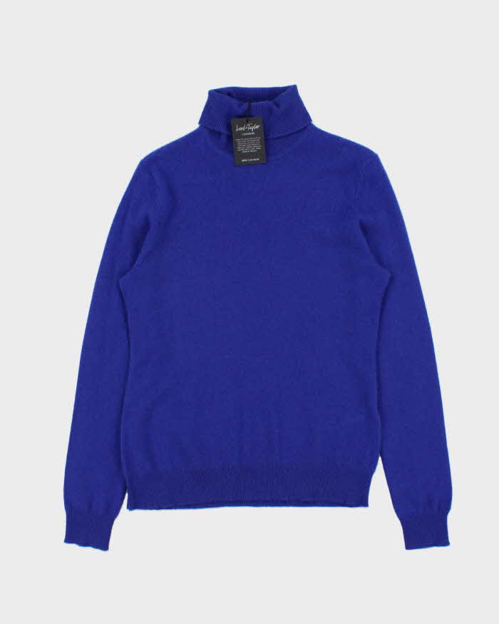 Deadstock Lord &amp; Taylor Cashmere Roll Neck Jumper - M