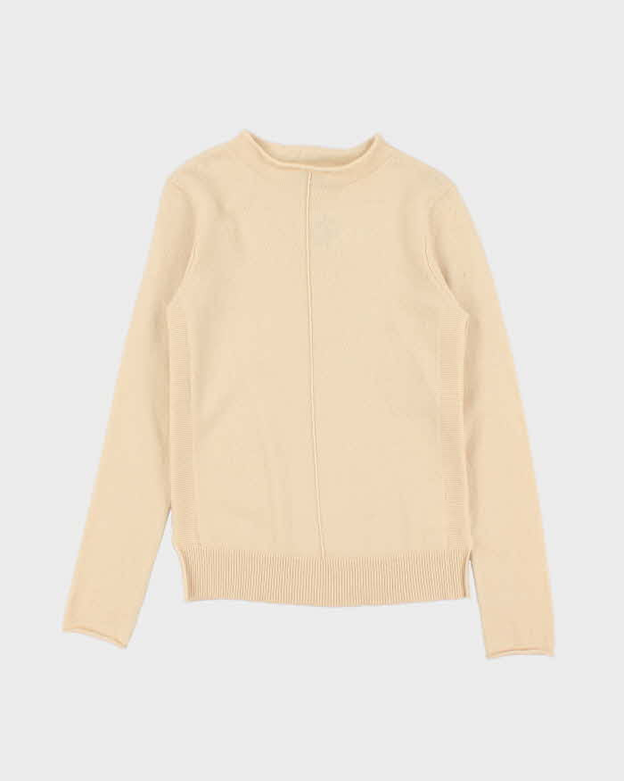 Vintage In Cashmere High Neck Jumper - S