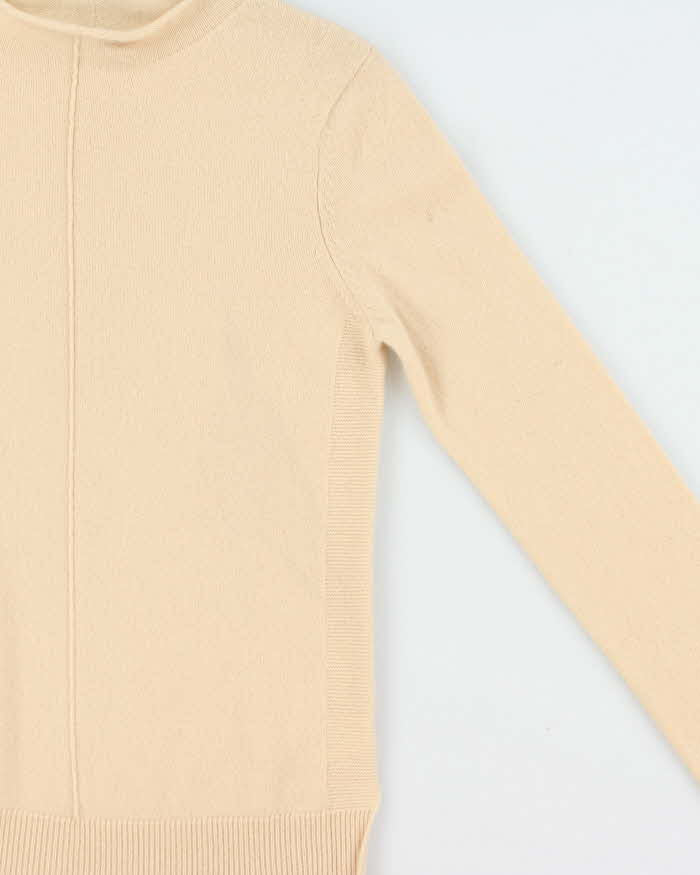 Vintage In Cashmere High Neck Jumper - S