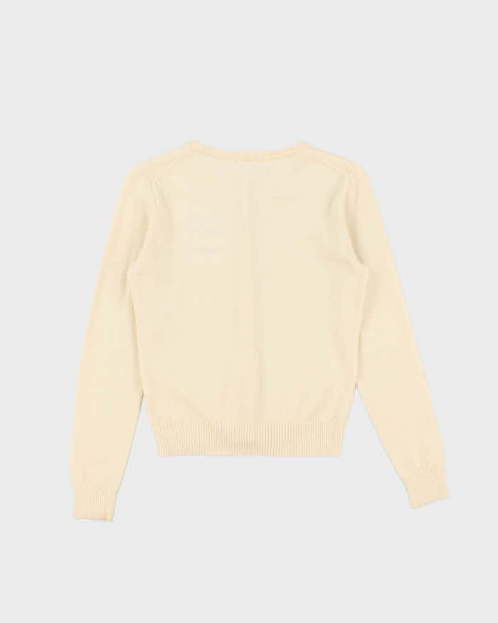 Vintage Ofuon Wool Pearl Button Cardigan - S