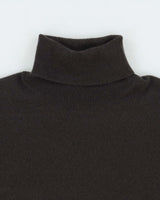 Vintage Holt Renfrew Cashmere Roll Neck Short Sleeve Jumper - XS