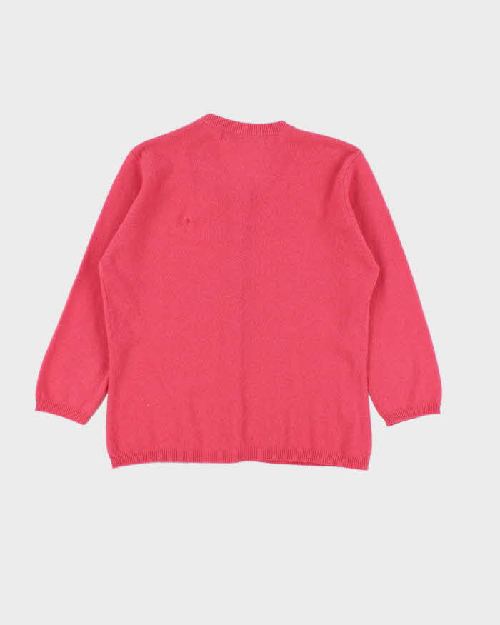 Vintage Valerie Stevens Cashmere Popper Cardigan - M