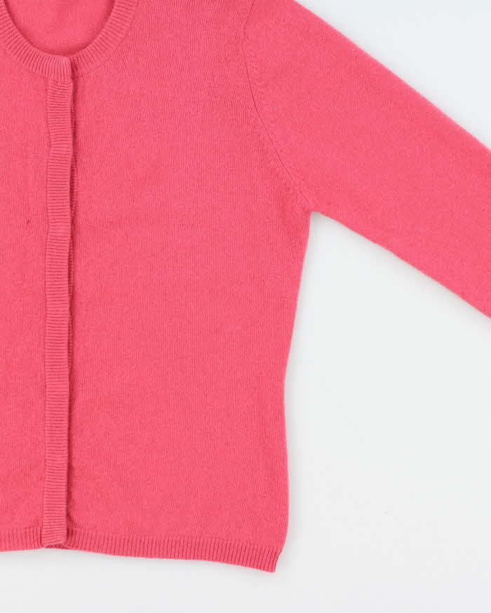 Vintage Valerie Stevens Cashmere Popper Cardigan - M