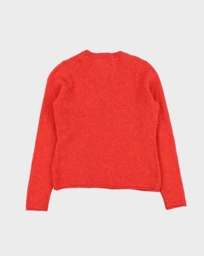 Vintage Cynthia Rowley Quarter-button Cashmere Jumper - M