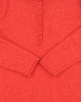 Vintage Cynthia Rowley Quarter-button Cashmere Jumper - M