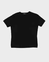 Vintage Andre Christian Cashmere Short Sleeve Jumper - M