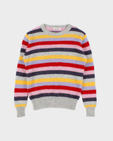 Vintage Clef De Sol Stripe Wool Jumper - M