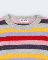 Vintage Clef De Sol Stripe Wool Jumper - M