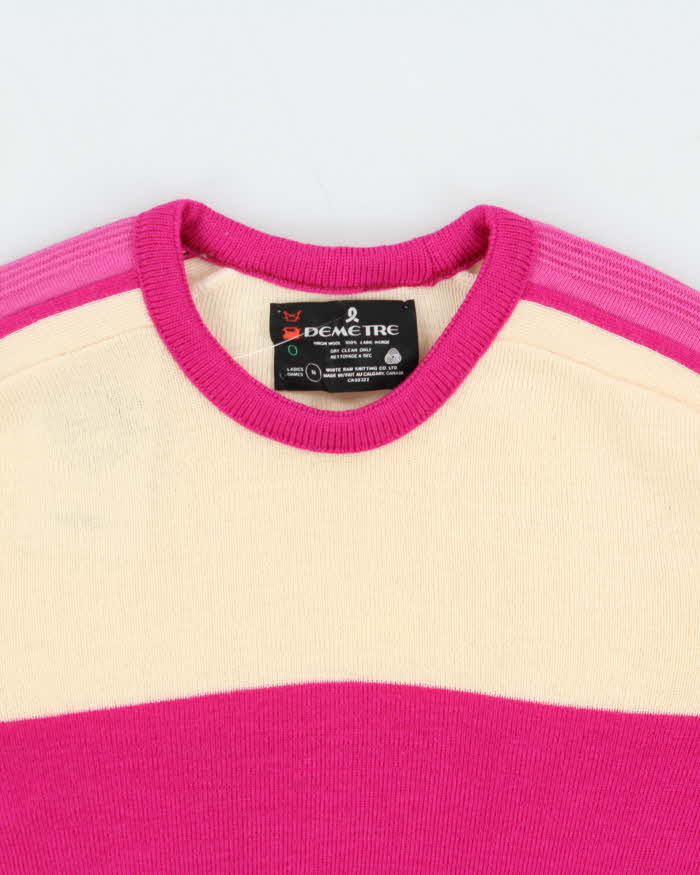 Vintage 80s Demetre Wool Jumper - M