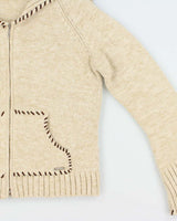 Vintage 00s Point Zero Double Zip Knit Jumper - L