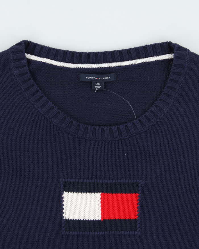 Vintage 00s Tommy Hilfiger Knit Jumper - L
