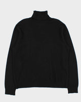 Vintage Harrison Roll Neck Oversized Cashmere Jumper - L