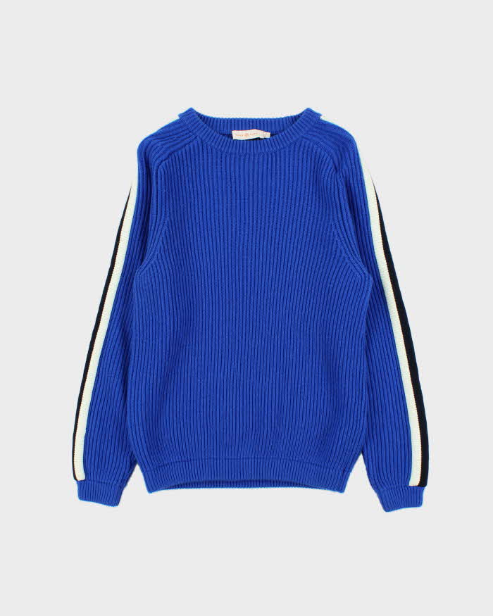 Vintage Women's Tory Burch Soft Wool Ribbed Knit Crewneck Jumper - S