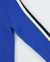 Vintage Women's Tory Burch Soft Wool Ribbed Knit Crewneck Jumper - S