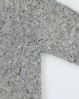 Vintage 1990s Women's Speckled Mohair Wool Chunky V-Neck Knit Jumper - M