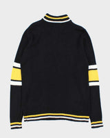 Vintage 00s Boston Bruins NHL Quarter-Zip Knit Jumper - L