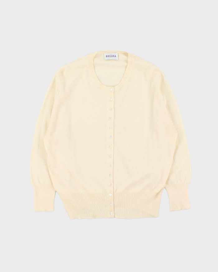 Vintage Brora Cashmere Cardigan - M