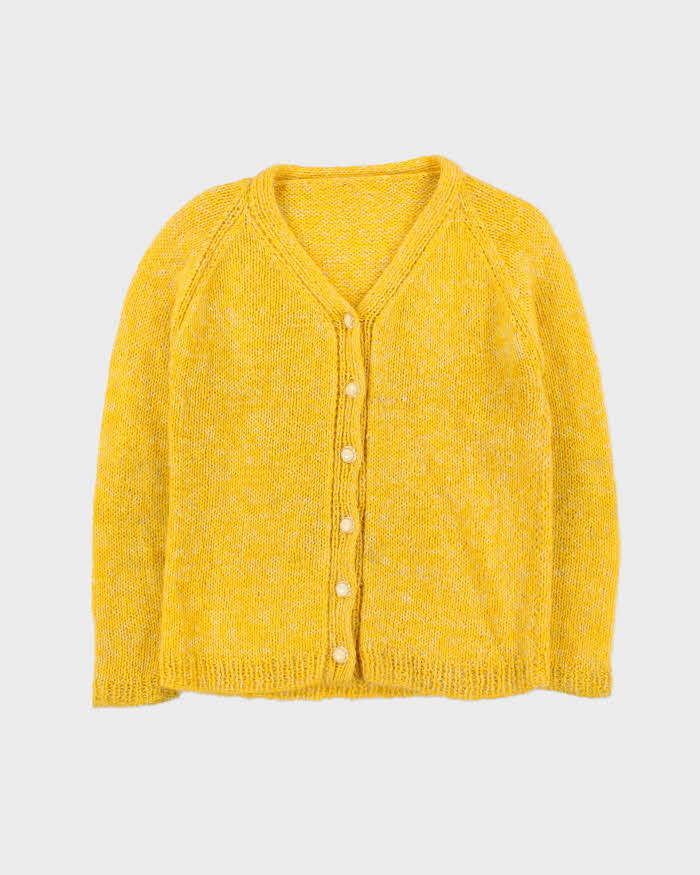 Vintage Handmade Wool Blend Cardigan - S