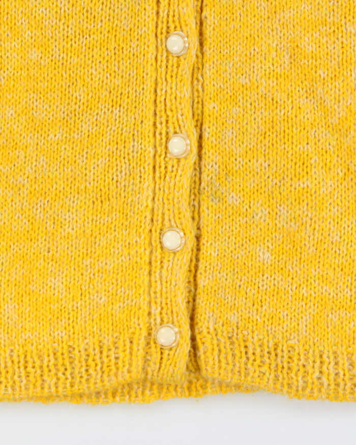 Vintage Handmade Wool Blend Cardigan - S