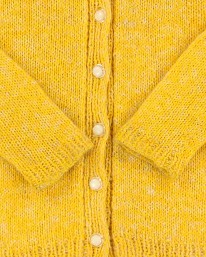 Vintage Handmade Wool Blend Cardigan - S