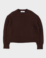 SPRWMN Cashmere Boxy Cropped Jumper - S