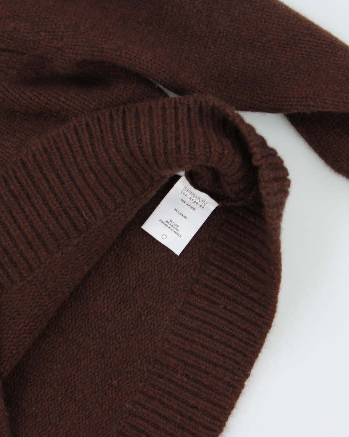 SPRWMN Cashmere Boxy Cropped Jumper - S