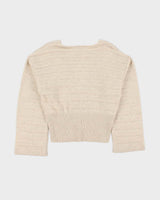 Vintage Club Monaco Cashmere Ribbed Cardigan - S