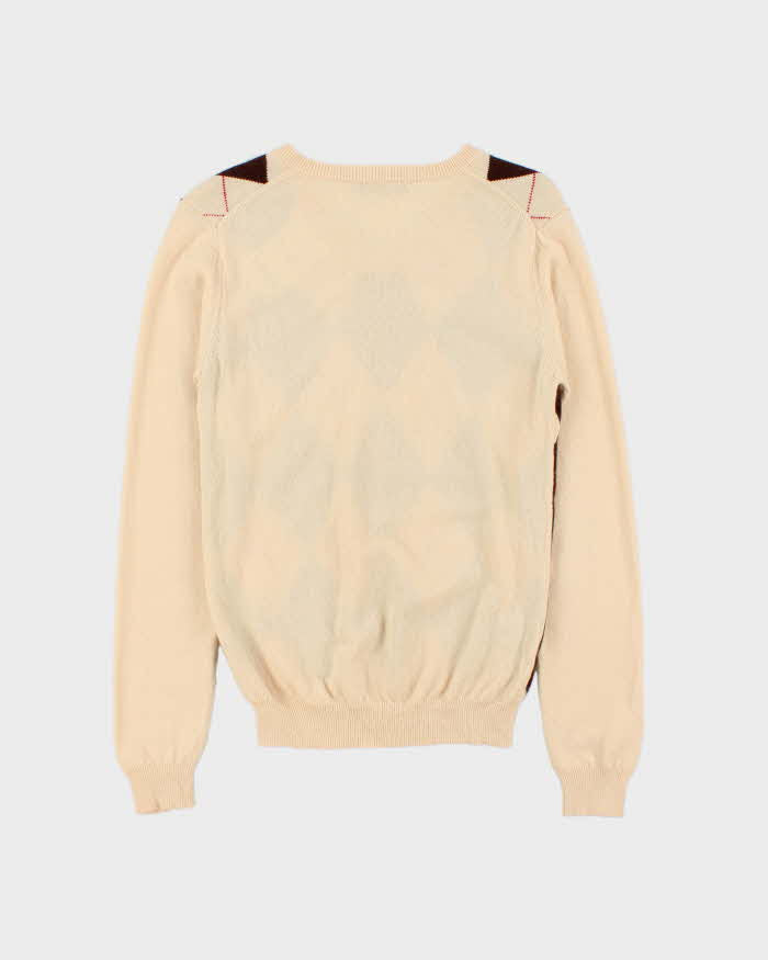 Vintage Himalaya Cashmere V-neck Jumper - S