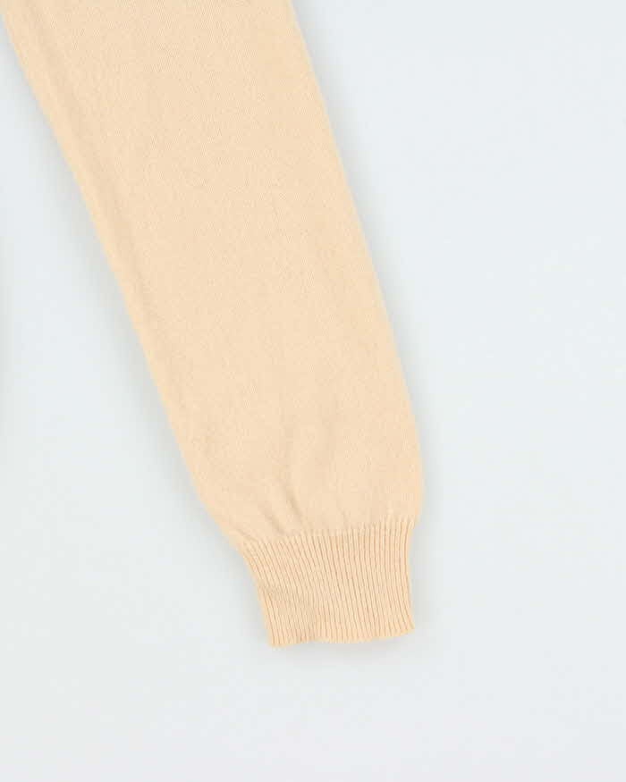 Vintage Himalaya Cashmere V-neck Jumper - S