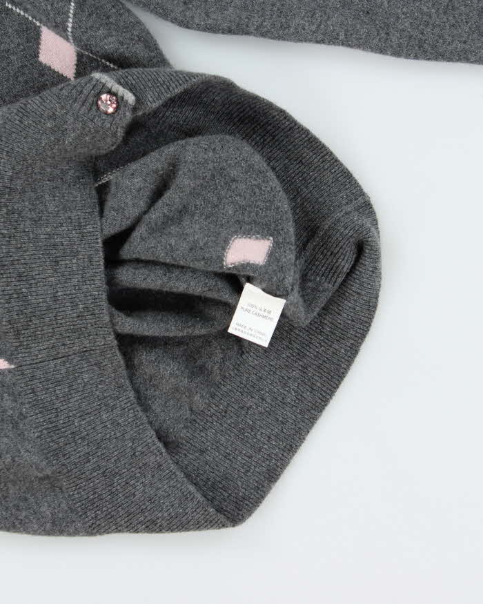 Vintage Baichun Cashmere Rhinestone Cardigan - S