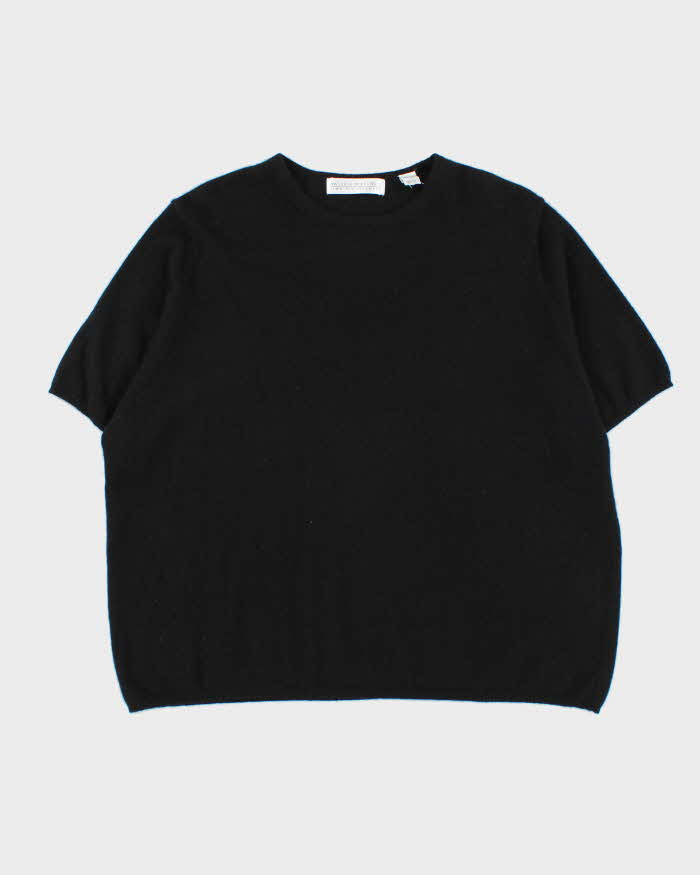 Vintage 90s Valerie Stevens Cashmere Short Sleeve Jumper - XXXL